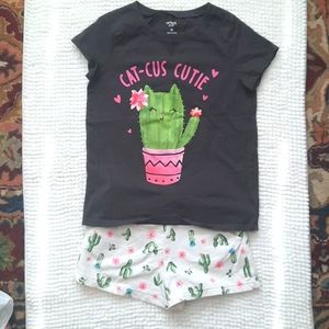 Carters size 8/10 shirt * shorts